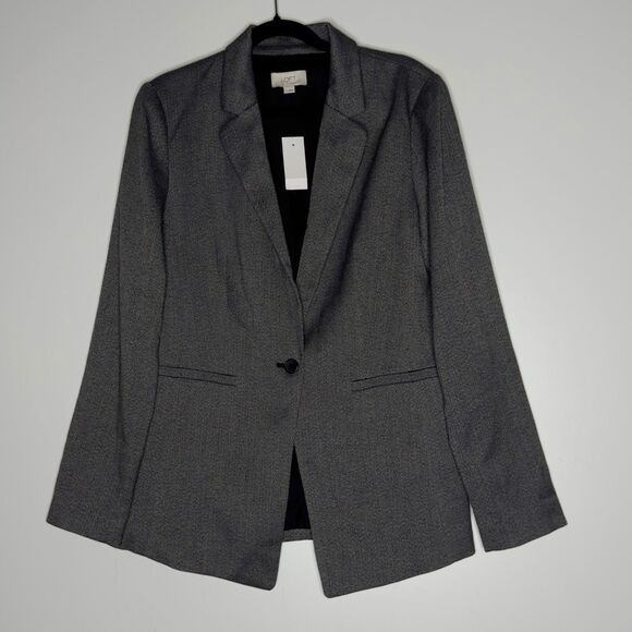 New Ann Taylor LOFT The One Button Blazer Women's Size 6 - Picture 1 of 7